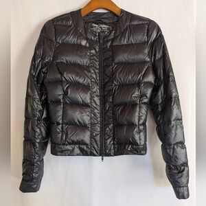 Women's XS Ultralight Down Insulated Light Black Puffer Jacket Packable Short